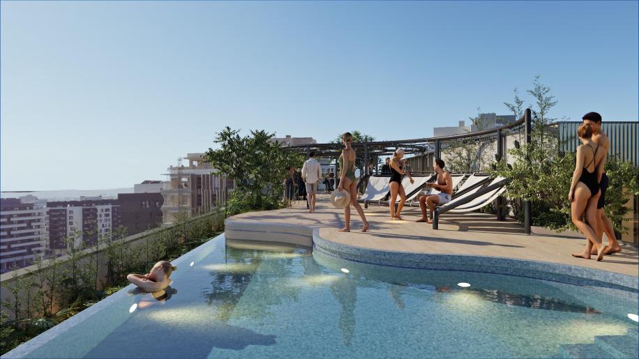 Kora Kiliki Pamplona_Rooftop Pool_SIN JACUZZI